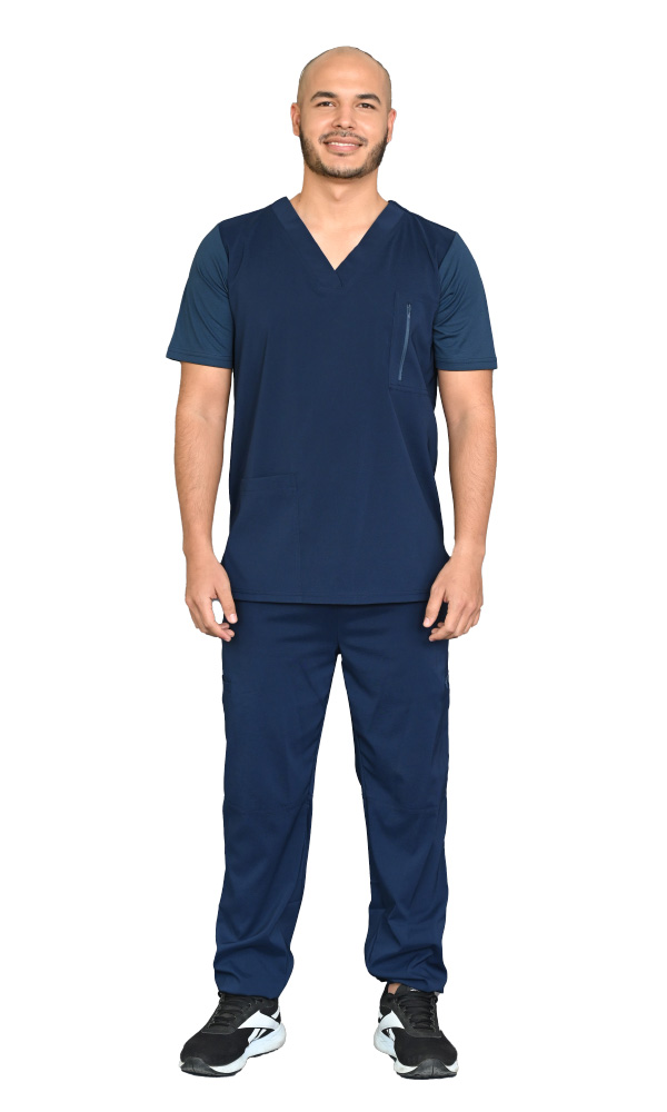 Conjunto Médico Azúl Turquí - Hombre 
